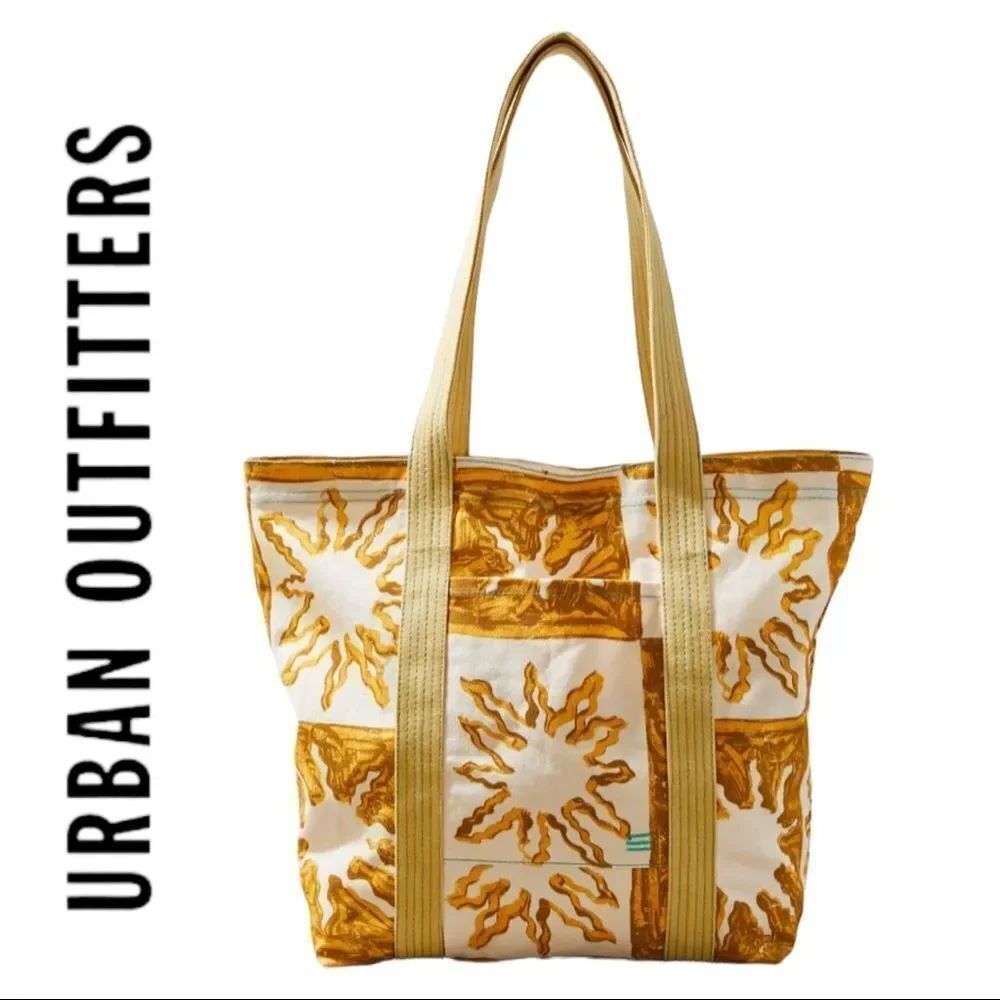 NEW Urban Outfitters UO Sun Kissed Printed Tote Bag